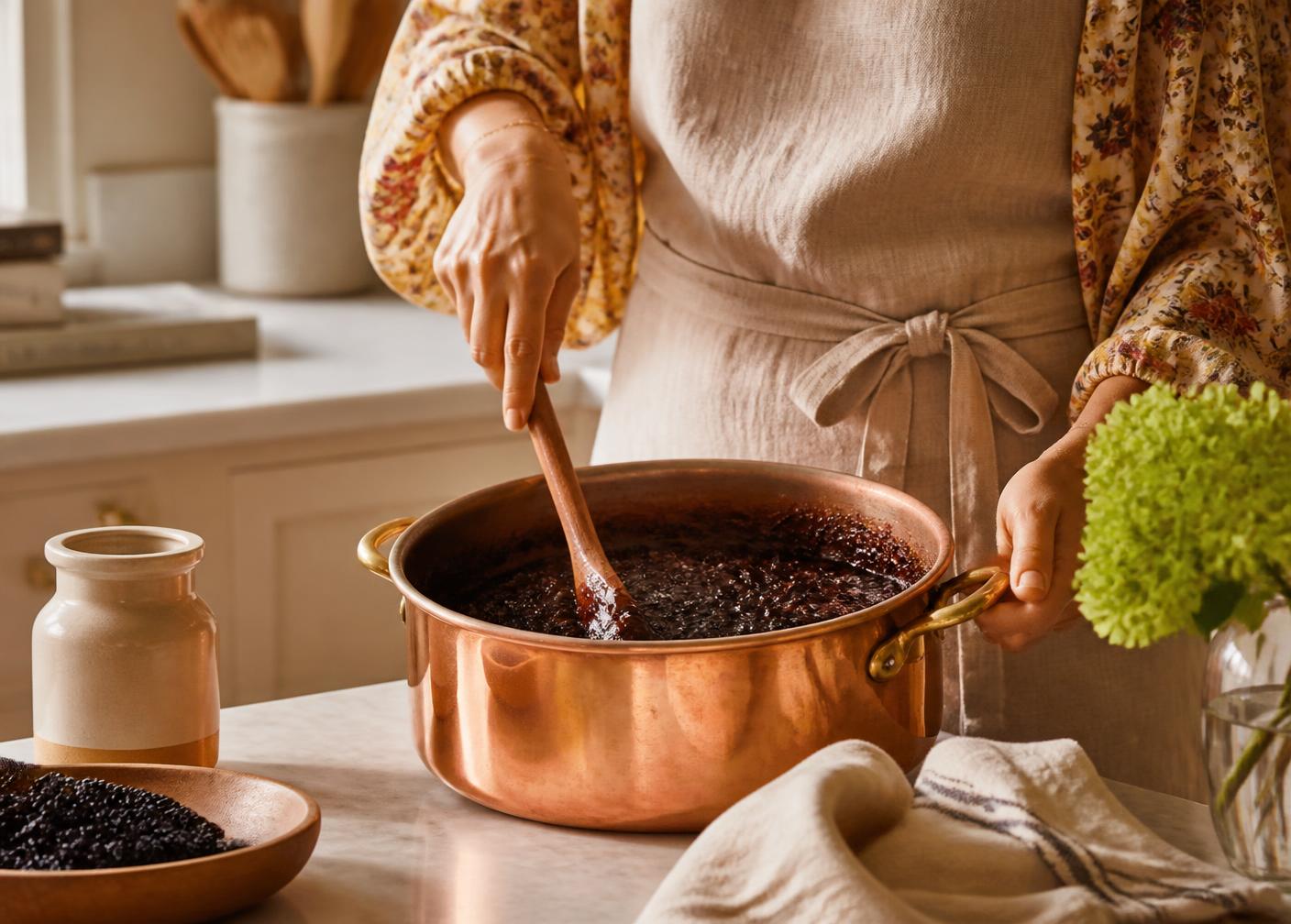 PRUNAX Soft, jalea a base de frutas con linaza, servida en cuchara